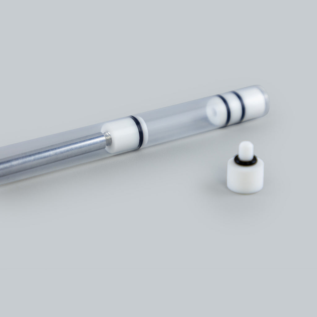 aluminium rod connected to sampling tube